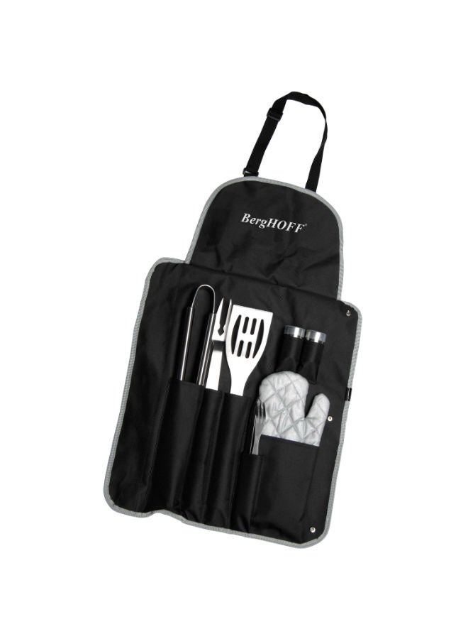 Berghoff 9 Piece Barbecue Set In Apron-Multicolour - Image 1